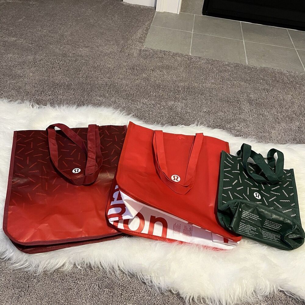 Lululemon Reusable Totes Lot Of‎ 3